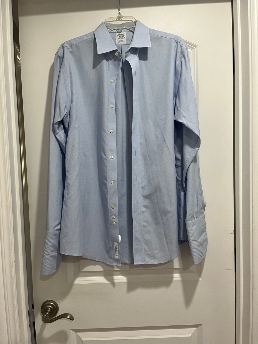 Brooks Brothers Light Blue Spread-Collar Dress Shirt